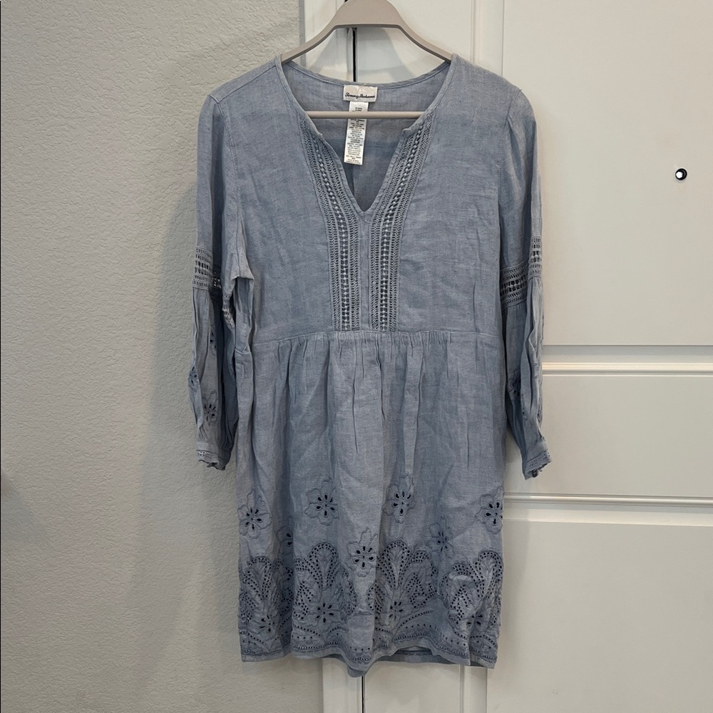 Tommy Bahama Denim Eyelet Dress
